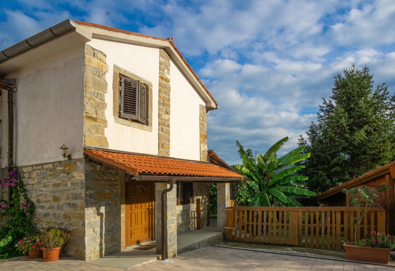 Villa Istrian Stone House With A Big Garden Marezige Exterior foto